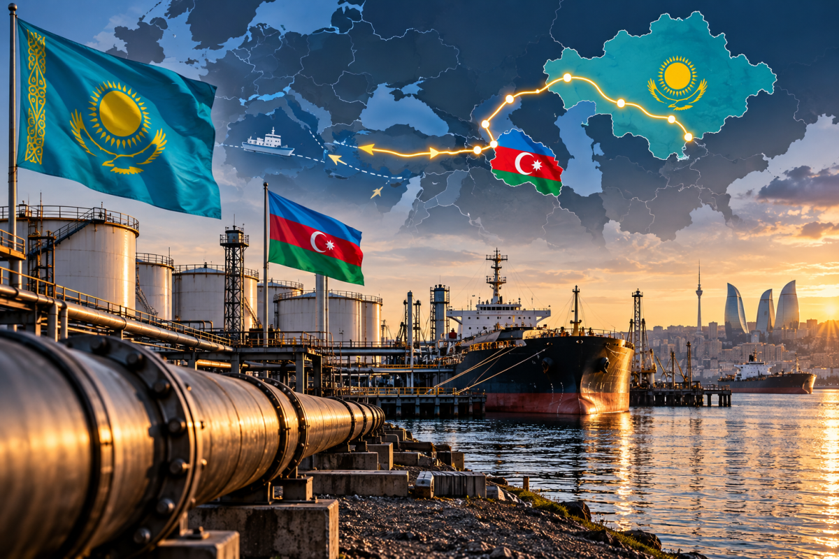Казахстан наращивает нефтяной транзит через Азербайджан