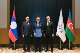 Лаос подписал в Баку документы о вступлении в СВМДА-ФОТО 