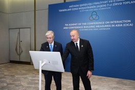 Алиев и Токаев открыли Транскаспийскую волоконно-оптическую линию связи-ФОТО 