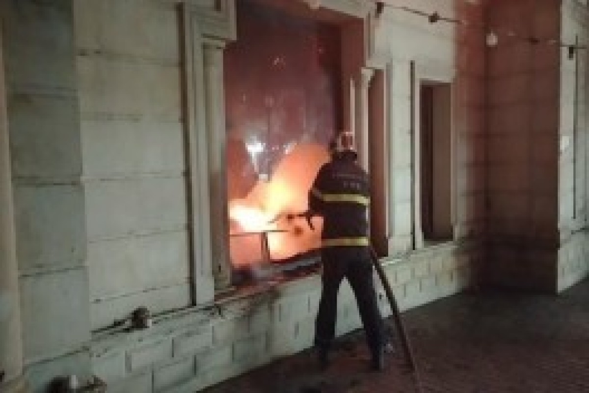 Пожар на территории жилого комплекса в Хырдалане потушен-ФОТО -ОБНОВЛЕНО 