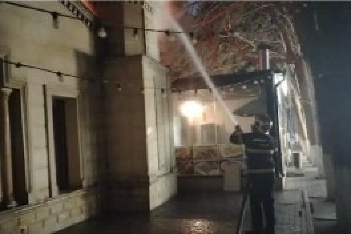 Пожар на территории жилого комплекса в Хырдалане потушен-ФОТО -ОБНОВЛЕНО 