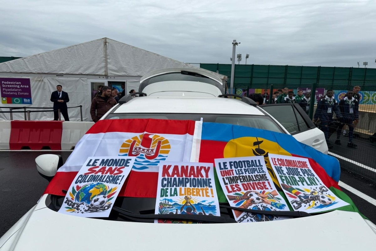 В Баку прошла акция в поддержку юных футболистов Новой Каледонии и Французской Полинезии -ФОТО -ВИДЕО 
