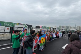 В Баку прошла акция в поддержку юных футболистов Новой Каледонии и Французской Полинезии -ФОТО -ВИДЕО 