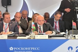 Министр энергетики Азербайджана принимает участие в газовом форуме в России-ФОТО 