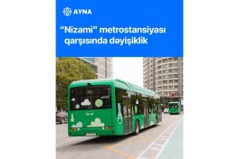 В Баку расширили остановку для экспресс-автобусов на улице Джафара Джаббарлы