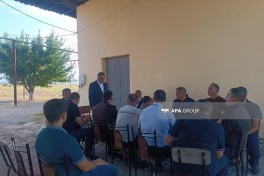 После взрыва в Геранбое жителям разрешили вернуться домой-ФОТО 