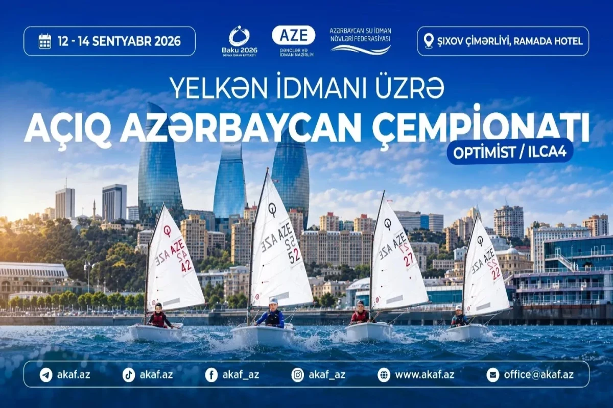 В Баку пройдет открытый чемпионат Азербайджана по парусному спорту