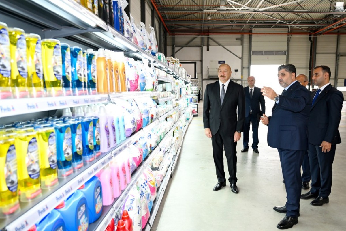 Ильхам Алиев принял участие в открытии завода Fabriora Group-ФОТО 