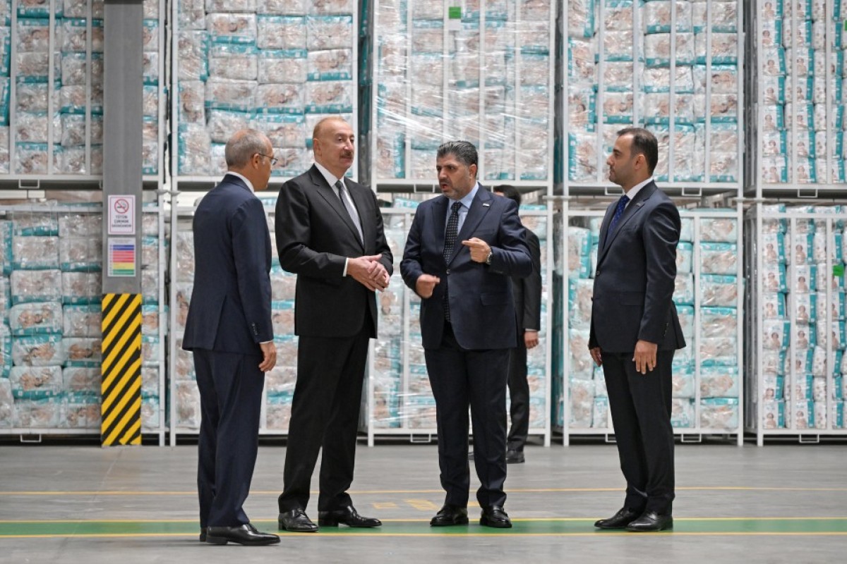 Ильхам Алиев принял участие в открытии завода Fabriora Group-ФОТО 