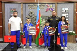 Юные азербайджанские каратисты завоевали две золотые медали в Будапеште -ФОТО 
