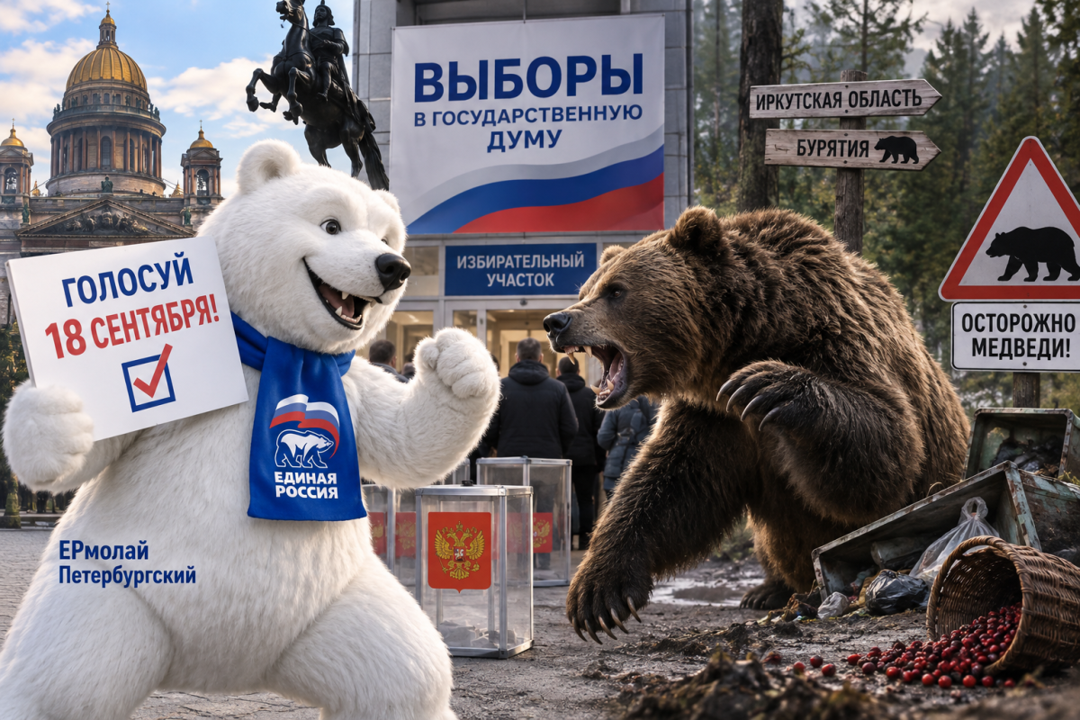 ЕРмолай против косолапого: Россия подошла к выборам во всеоружии