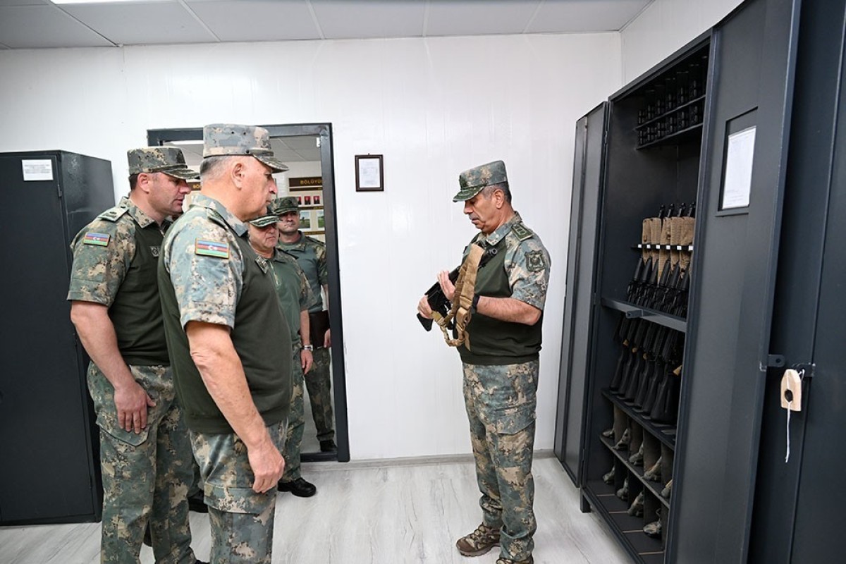 Закир Гасанов проверил подготовку военной полиции по стандартам НАТО-ФОТО 