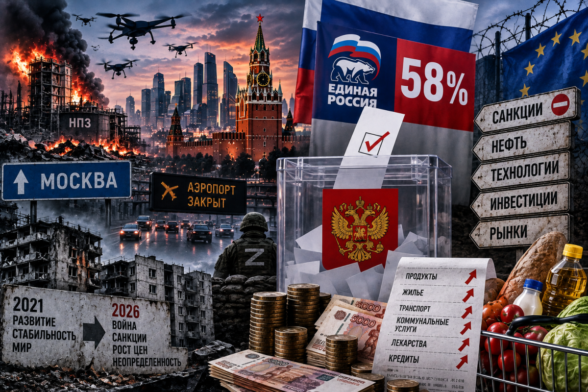 Россия между выборами: война, санкции и 58% партии власти -ОБЗОР 