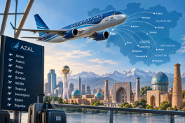 AZAL расширяет полеты в Центральную Азию