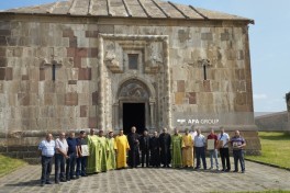 Албано-удинская религиозная община посетила монастырский комплекс Гянджасар -ФОТО 