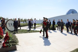 Коллектив МЧС Азербайджана посетил Парк Победы-ФОТО 