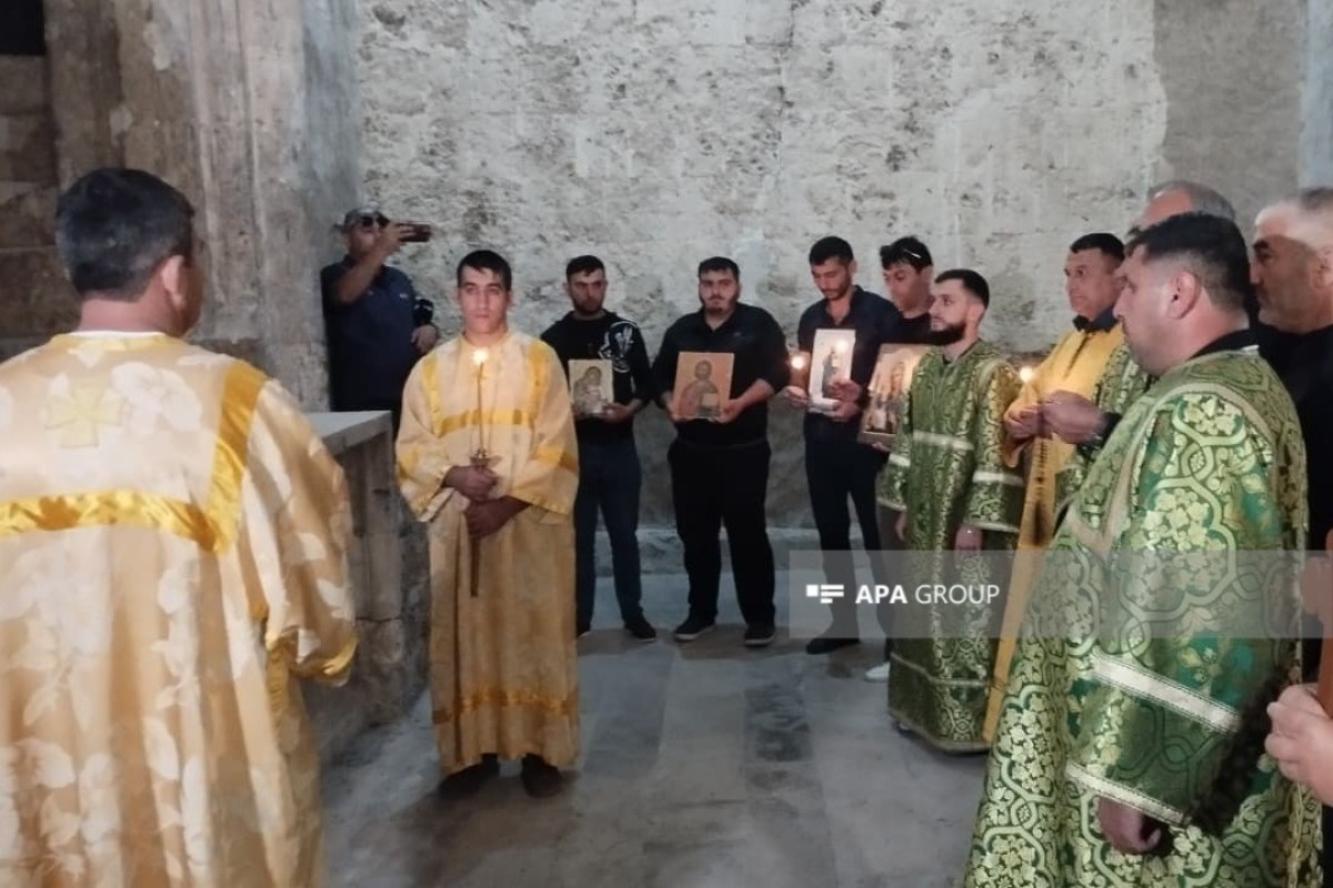 Албано-удинская община провела религиозные обряды в Худавенге-ФОТО 