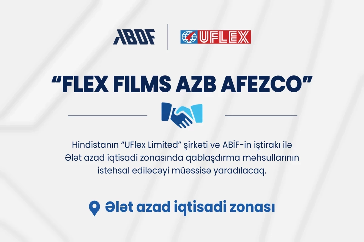Индийская UFlex вложит $117,7 млн в производство в Азербайджане