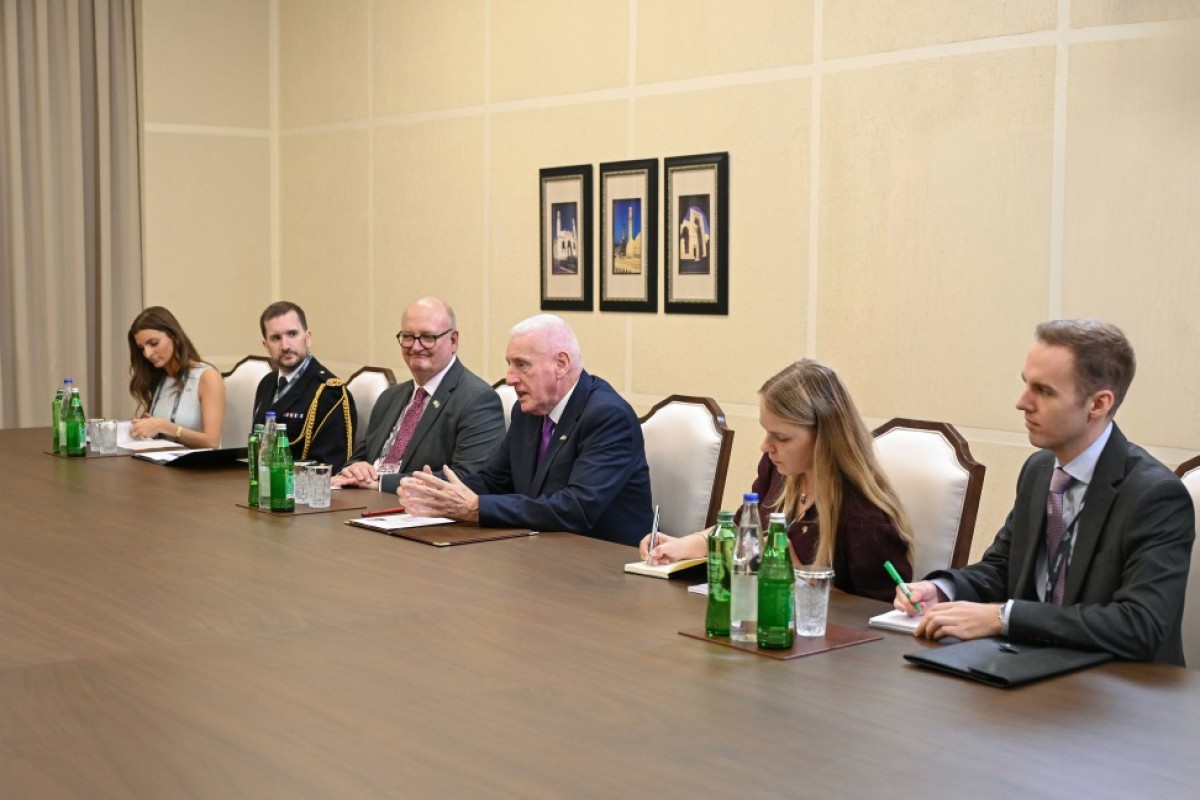 Алиев принял британского министра по вопросам обороны-ФОТО 