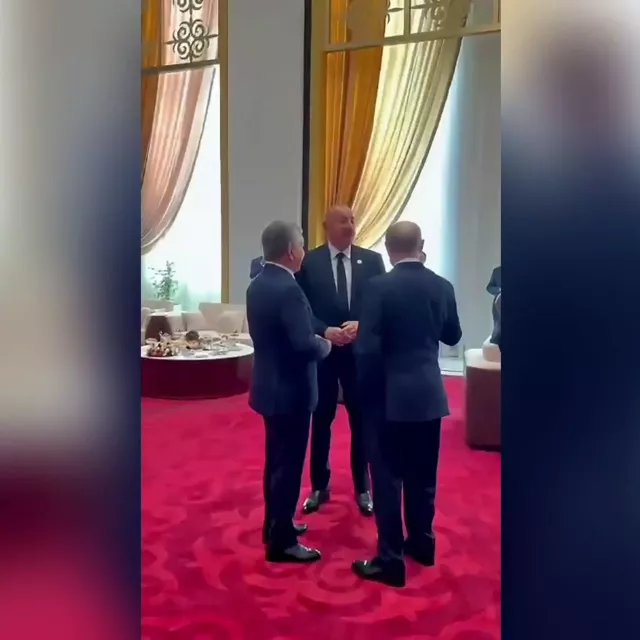 Лидеры Азербайджана, Узбекистана и России провели неформальную встречу на полях ШОС